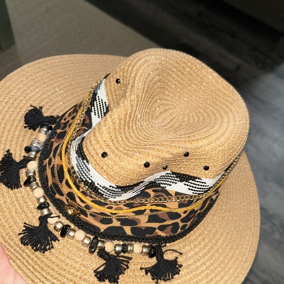 Summer Hat Straw Hat Cowgirl Hat - Picture 5 of 5